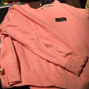Rare Victoria’s secret pink dog sweatshirt medium