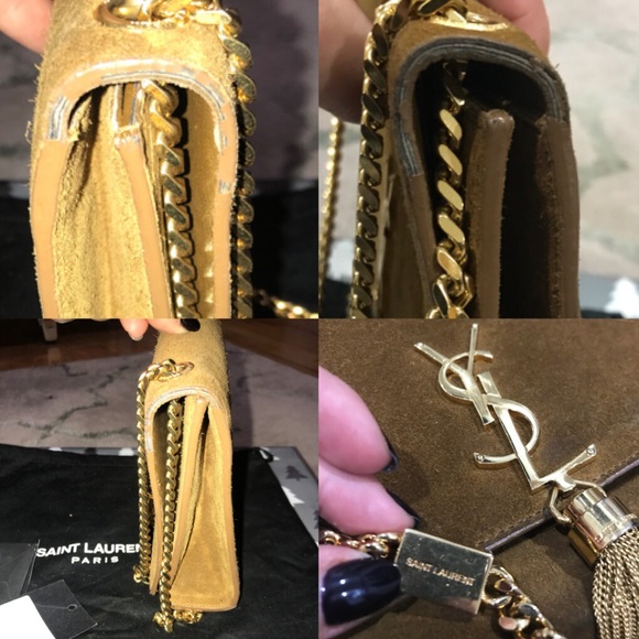 🚫 Sold on EBay🚫 Suede Medium Monogram Kate - Picture 5 of 8