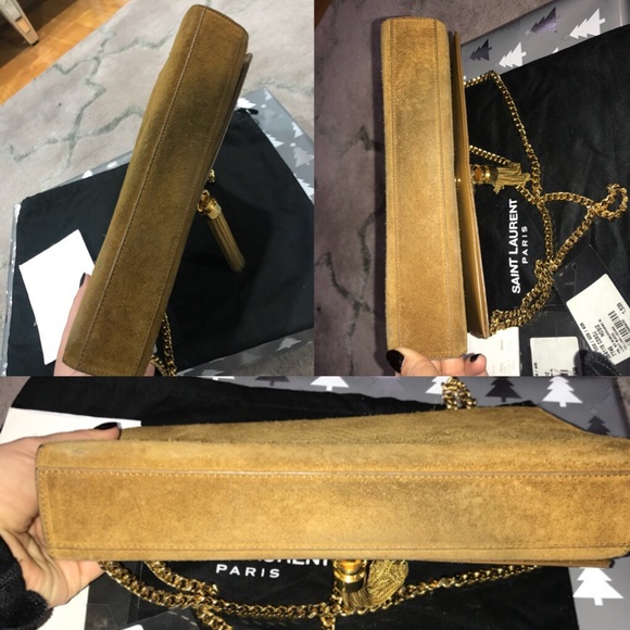 🚫 Sold on EBay🚫 Suede Medium Monogram Kate - Picture 6 of 8