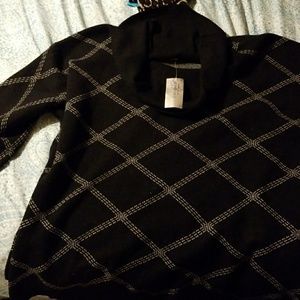 Sweater Dress w Cowl Neck