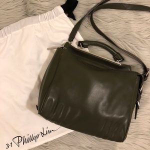 3.1 Phillip Lim Small Ryder Satchel Dark Olive