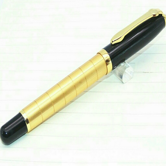 LUXURY ROLLERBALL GOLD AND BLACK PEN - Picture 4 of 5