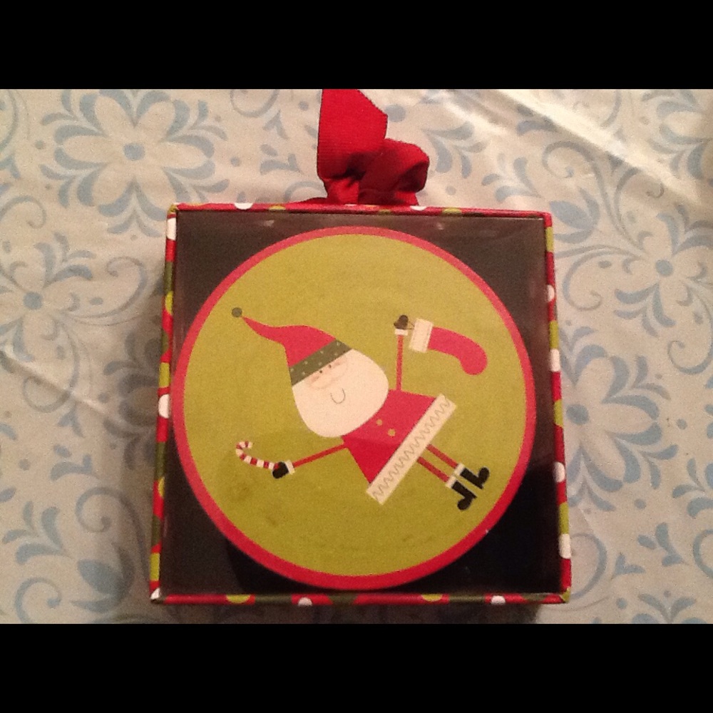 Set of (12) Paper Christmas/Santa Coasters-NIB!!