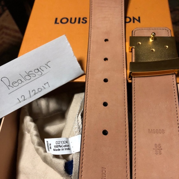 Authentic LV Ebene Monogram Belt - Picture 2 of 8