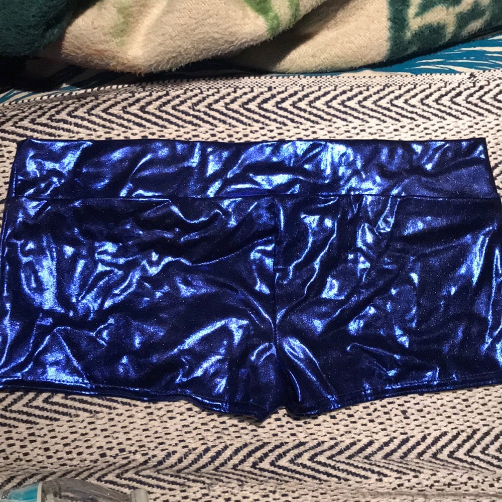 Blue rave shorts