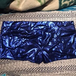 Blue rave shorts
