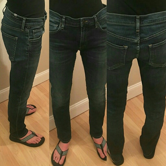 agnes mid rise slim straight