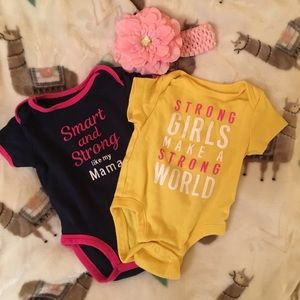 Strong Girls onesie bundle