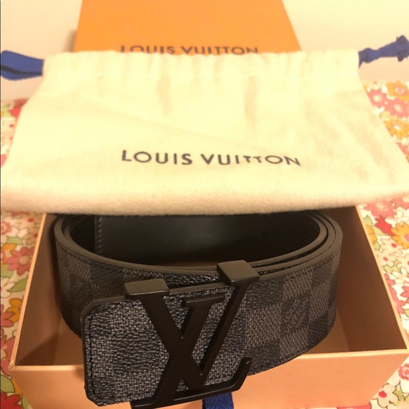 Authentic LV Damier Graphite Belt - Picture 6 of 8