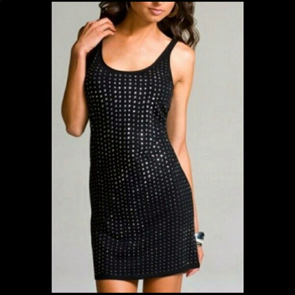 Express tank dress with silver studs