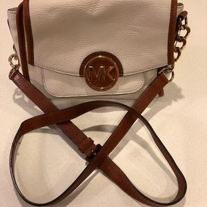 MICHAEL KORS LEATHER FULTON Crossbody Purse