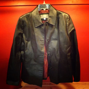 Croft and Barrow GENUINE Leather Jacket Women