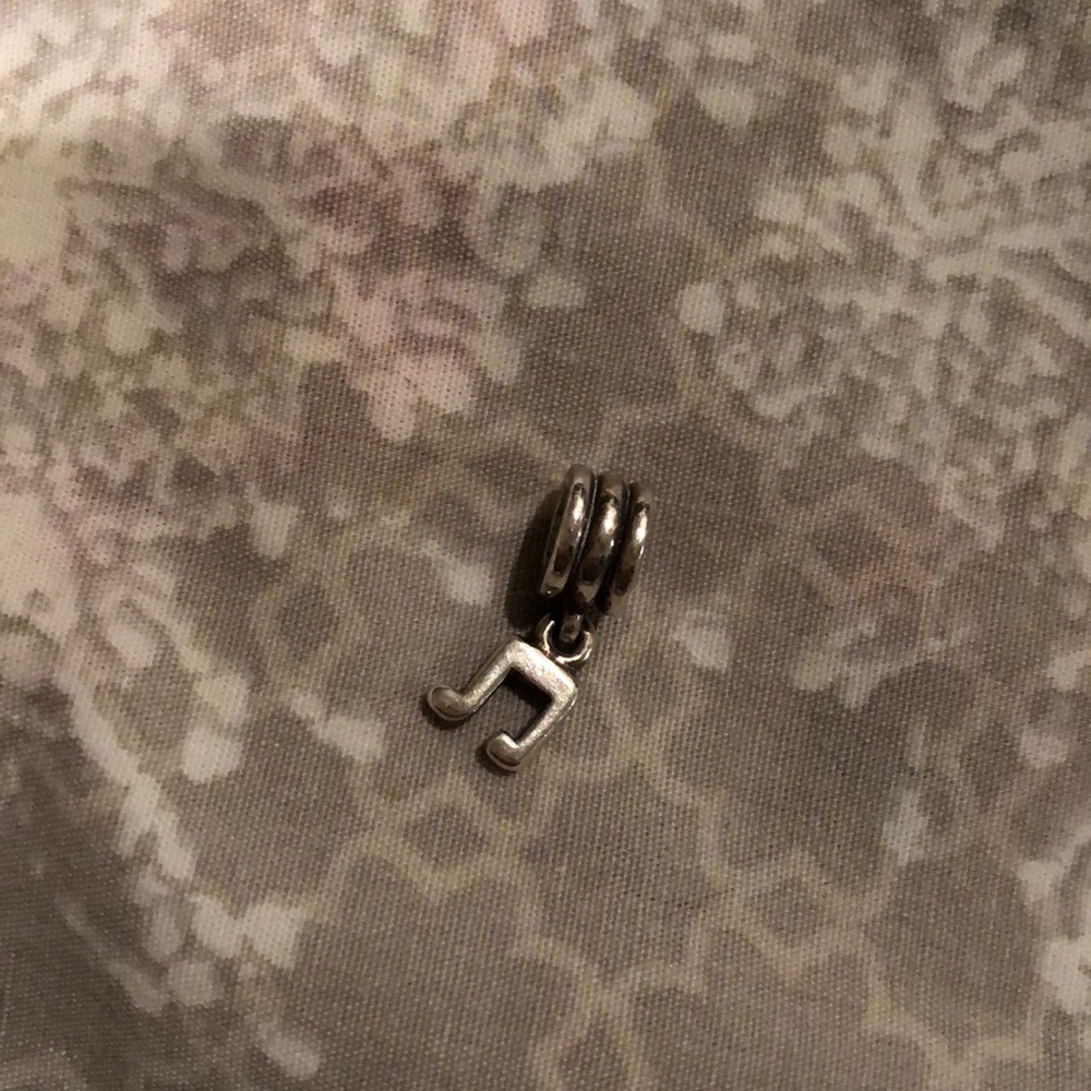 Music note pandora charm