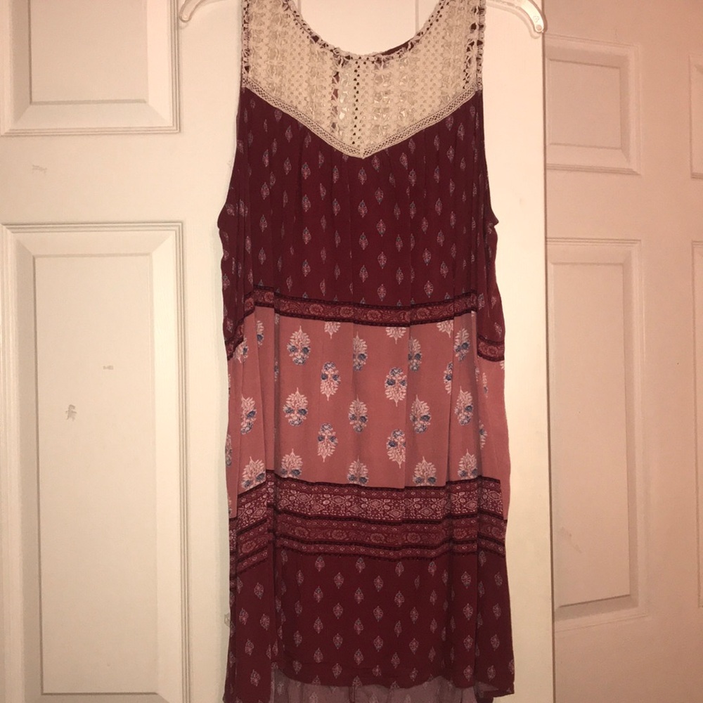 reddish marrow dress