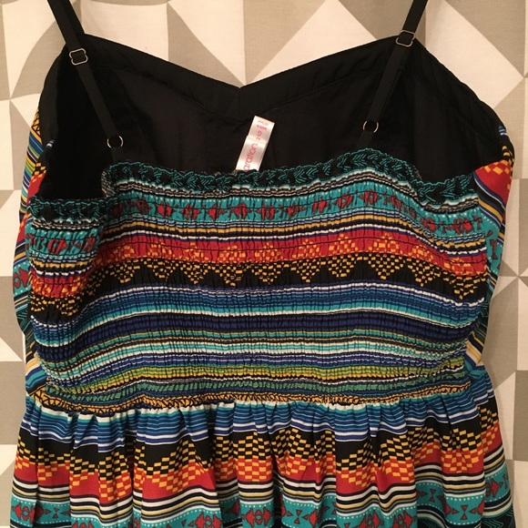 Colorful southwest style printed dress - Picture 4 of 4