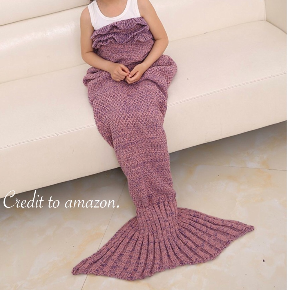 Mermaid Tail Blanket Teens size