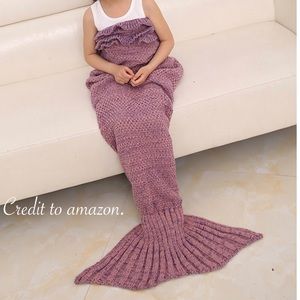 Mermaid Tail Blanket Teens size