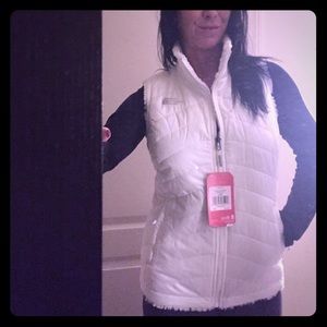 Reversible White North Face Vest Brand New Size SM