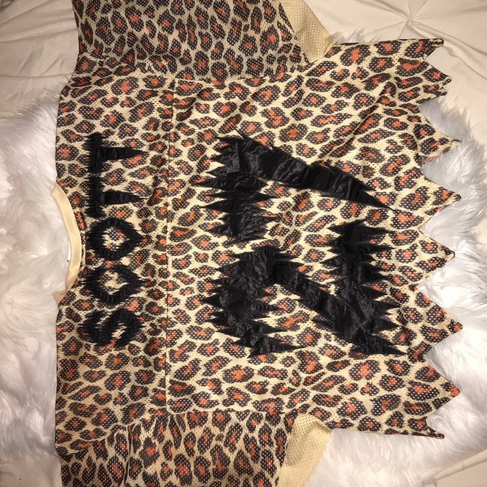 Jeremy Scott crop tee