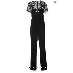 Jonathan Simkhai lace short sleeve jumpsuit 1797