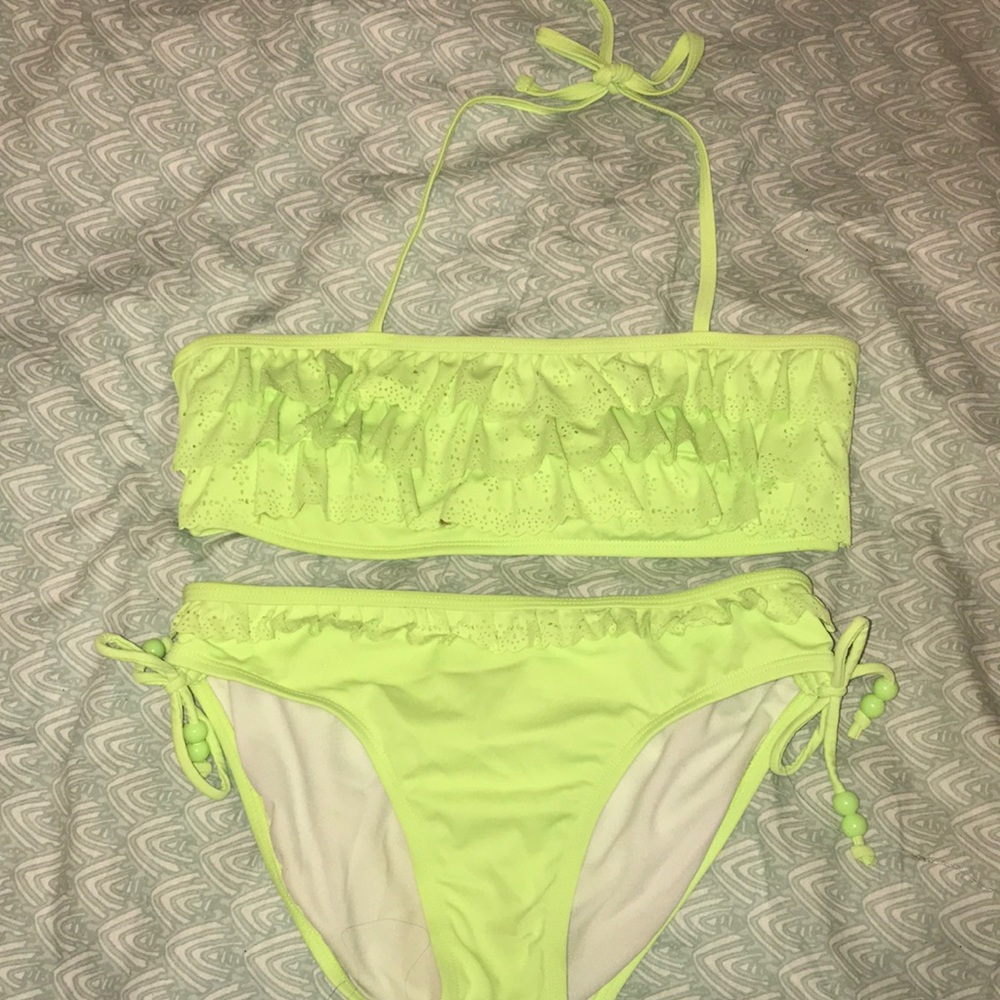 neon green bikini