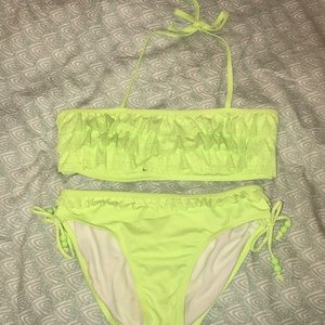 neon green bikini