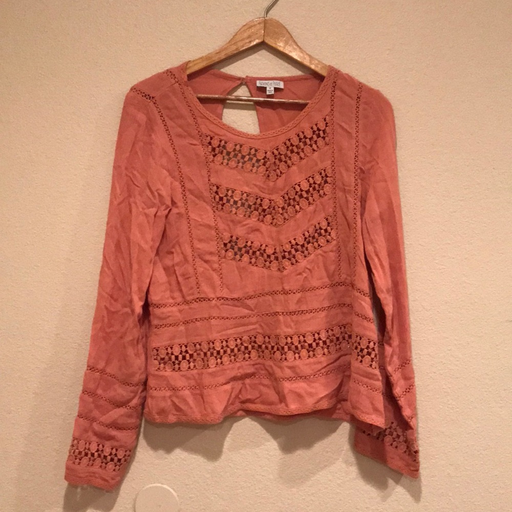 Pink blouse