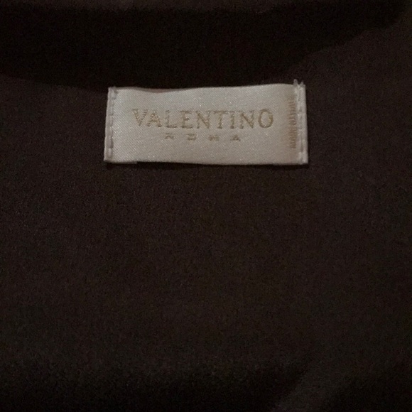 VALENTINO brown beaded silk gown - Picture 5 of 5