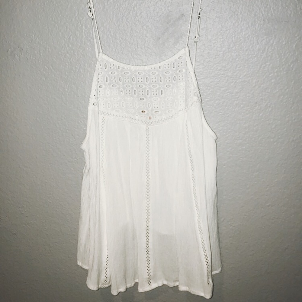 White Delicate Tank