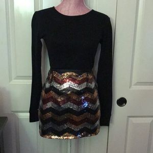 Boutique brand Sequin mini skit