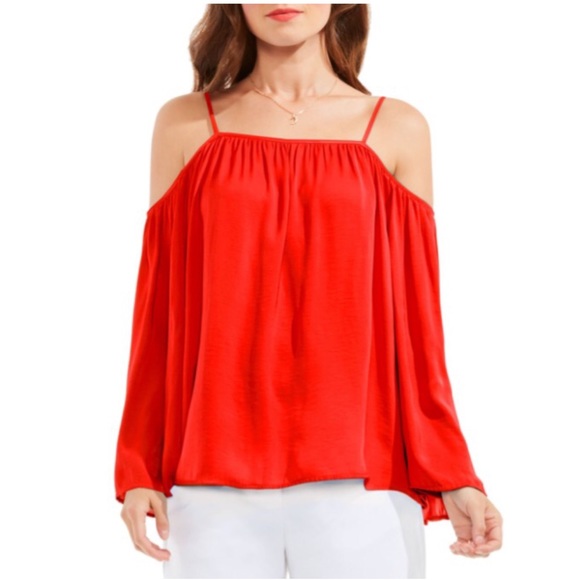 vince camuto cold shoulder top