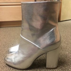 Urban Outfitters Silver Boots