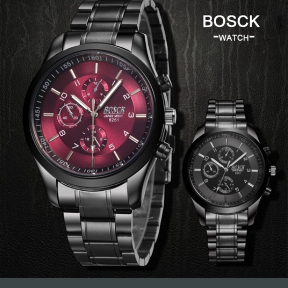 2016 Men casual luxury steel wrist watch