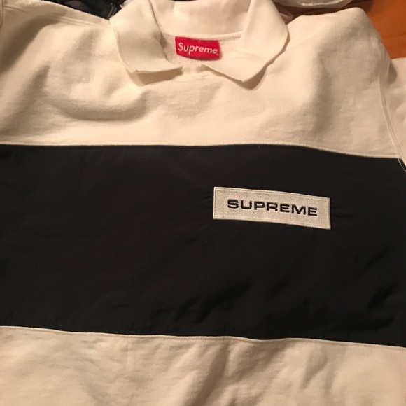 Supreme White Polo crewneck - Picture 1 of 3