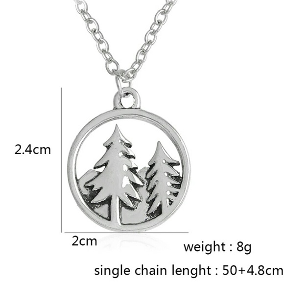 💥 5/$25 SALE! 💥 Pine Trees Necklace - Picture 4 of 4