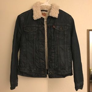 ✨ Levi's Denim Sherpa Jacket