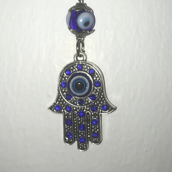Hamsa Evil Eye Key Chain - Picture 2 of 7