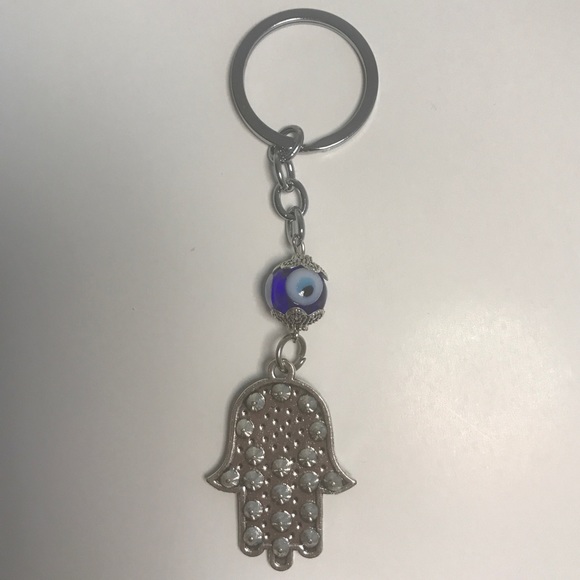 Hamsa Evil Eye Key Chain - Picture 4 of 7
