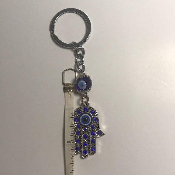 Hamsa Evil Eye Key Chain - Picture 6 of 7