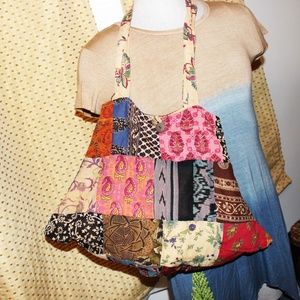 Patchwork Printed Cotton Purse