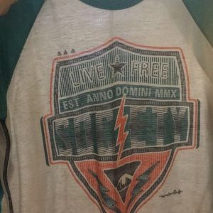 Society Size Lg 3/4 sleeve