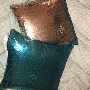 2 mermaid pillows