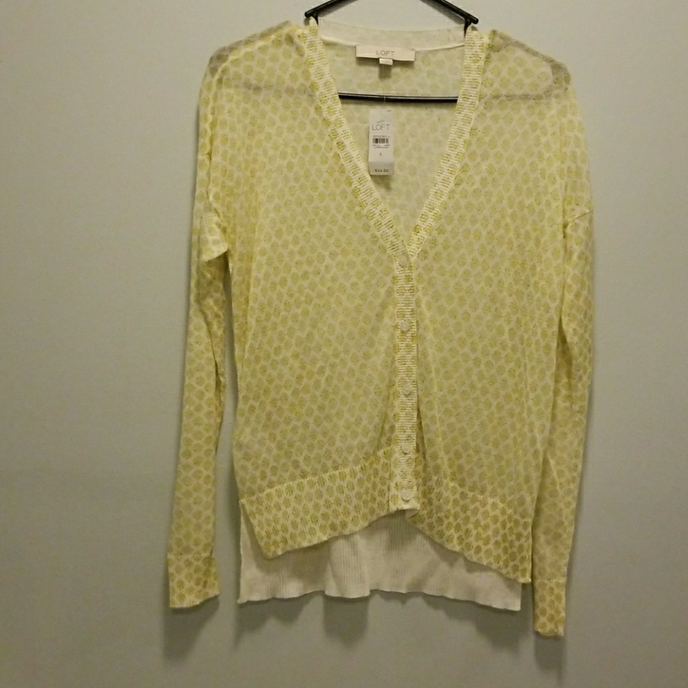 Loft V-neck cardigan, **NEW