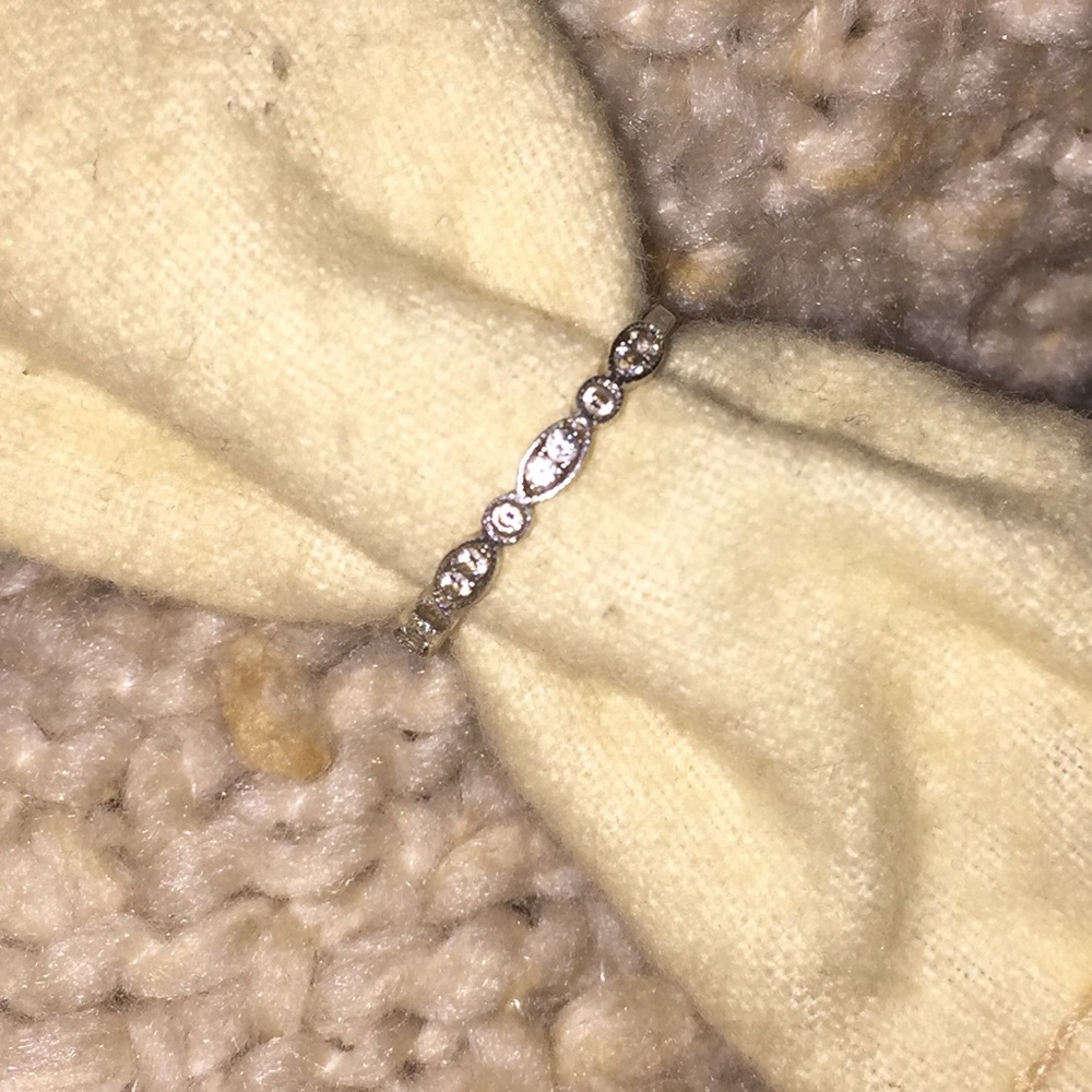 Silver sterling wedding band