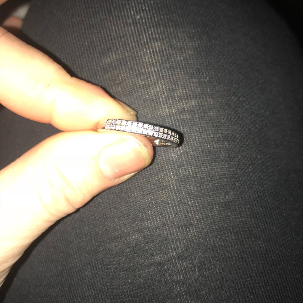 14kt white gold Diamond band