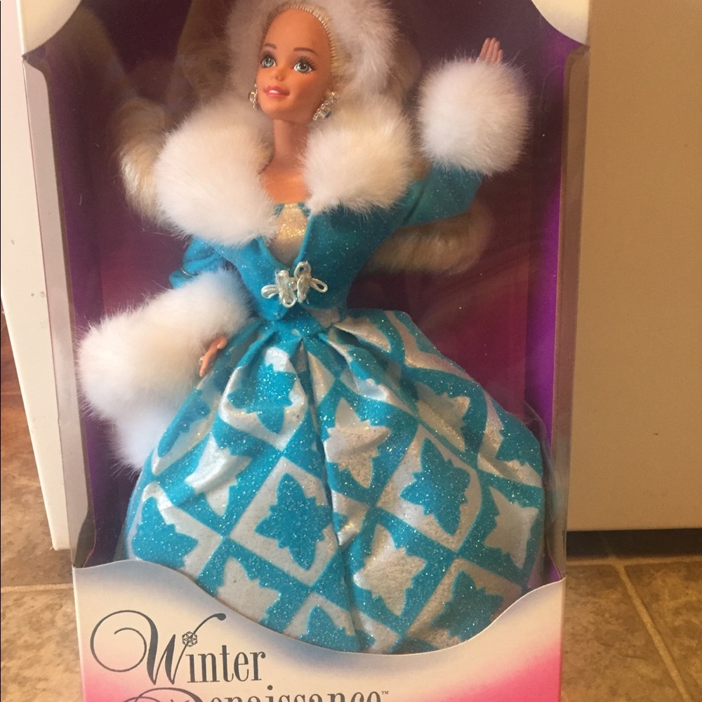 SOLD 1996 Winter Renaissance Barbie Doll