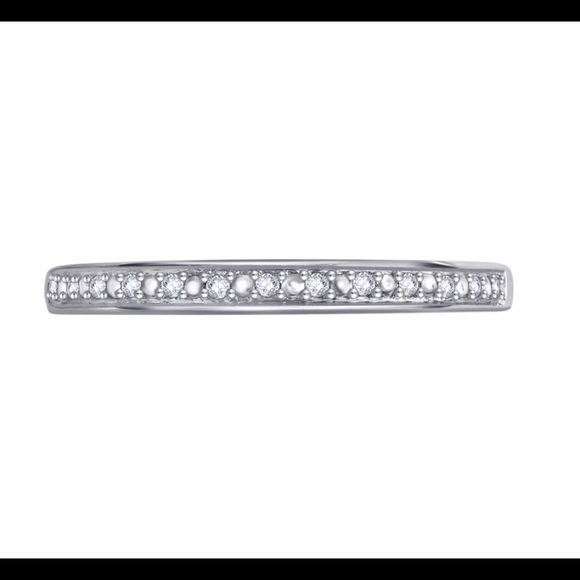 🎁 1/4ct TDW Diamond Heart Link Charm Bracelet - Picture 5 of 5