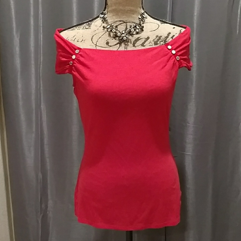 White House Black Market Off Shoulder Top Sz Small