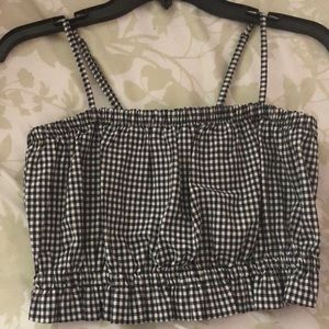 Gangham Crop Top