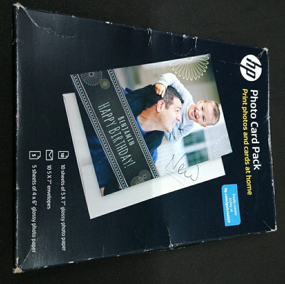 HP photo card pack